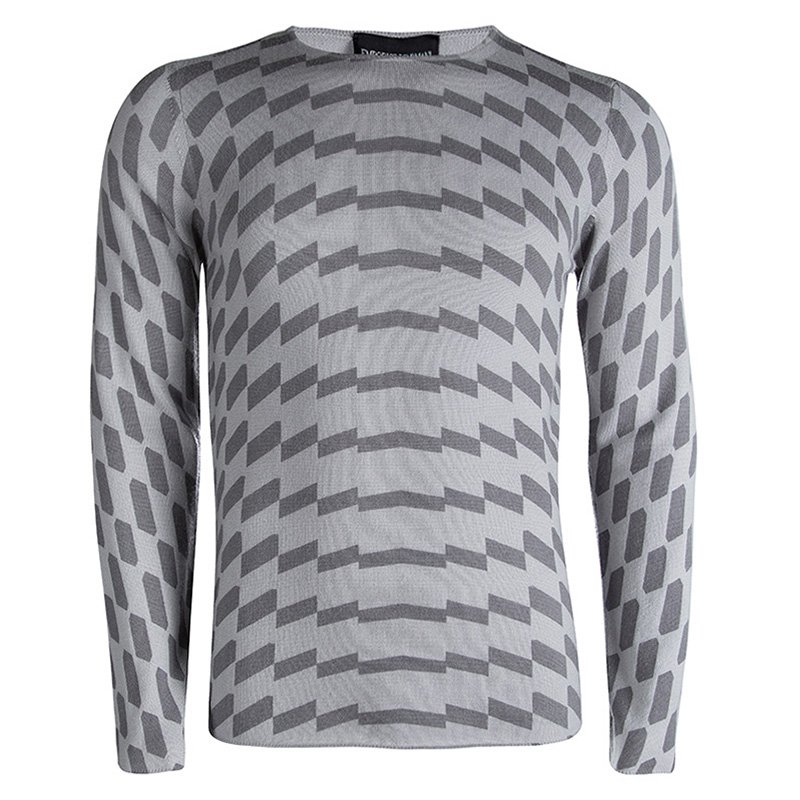 emporio armani grey jumper