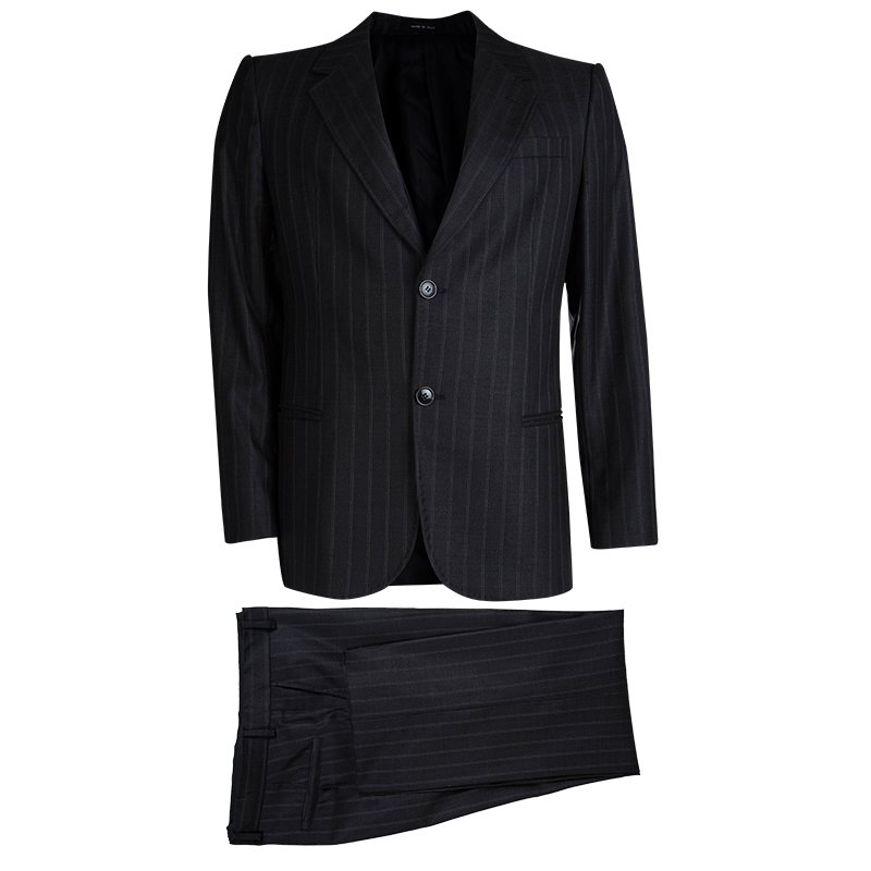 armani charcoal suit