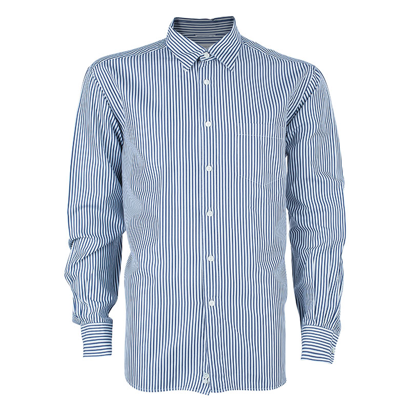 مملوكة مسبقًا Ermenegildo Zegna Men's Pinstripe Monochrome Shirt 3XL