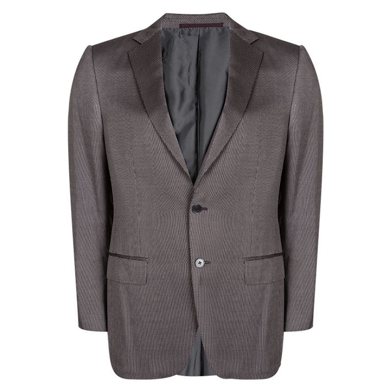 Pre Owned جاكيت بليزر إيرمنجليدو زينيا قصة إعتيادية L