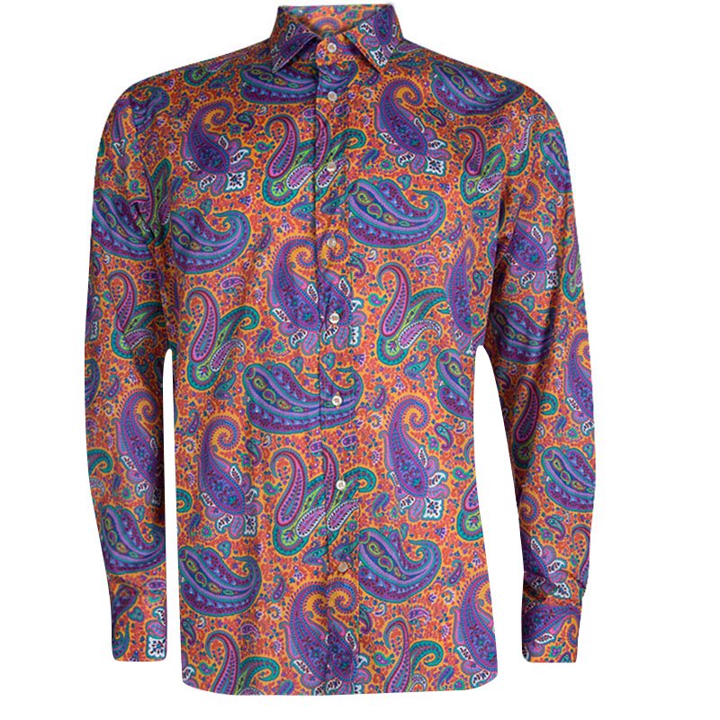 水着・ビーチグッズその他 ETRO Paisley Shirt Multicolor WRPA0027AK757 Etro FLORAL PAISLEY SHIRT | REVERSIBLE