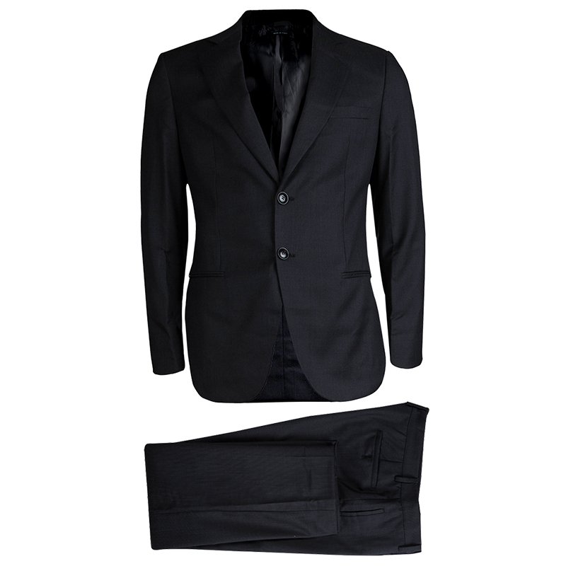 Giorgio Armani Grey Wool Suit L