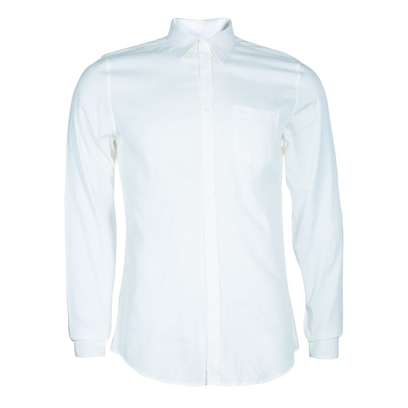 Gucci Men's White Slim Fit Shirt M Gucci | TLC