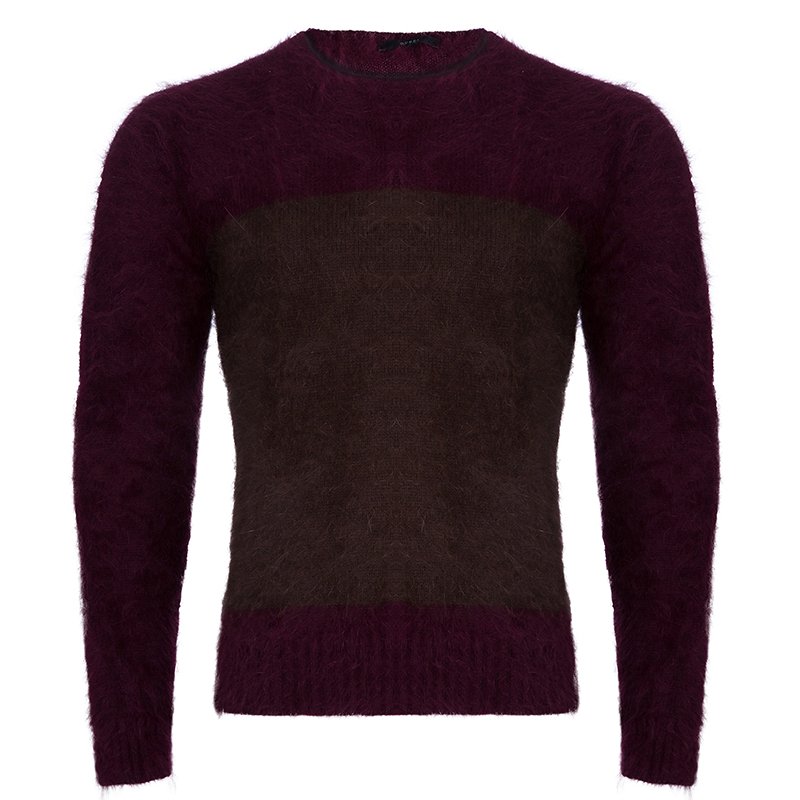 Pre Owned بلوفر غوتشي أنغورا كتل لونية رجالي M