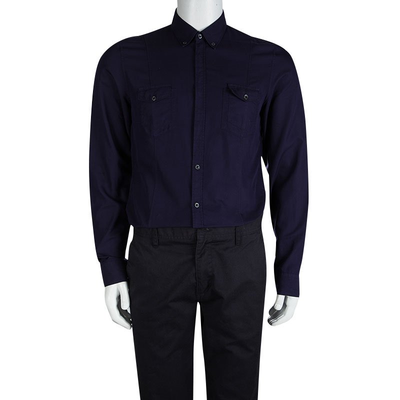 gucci navy shirt