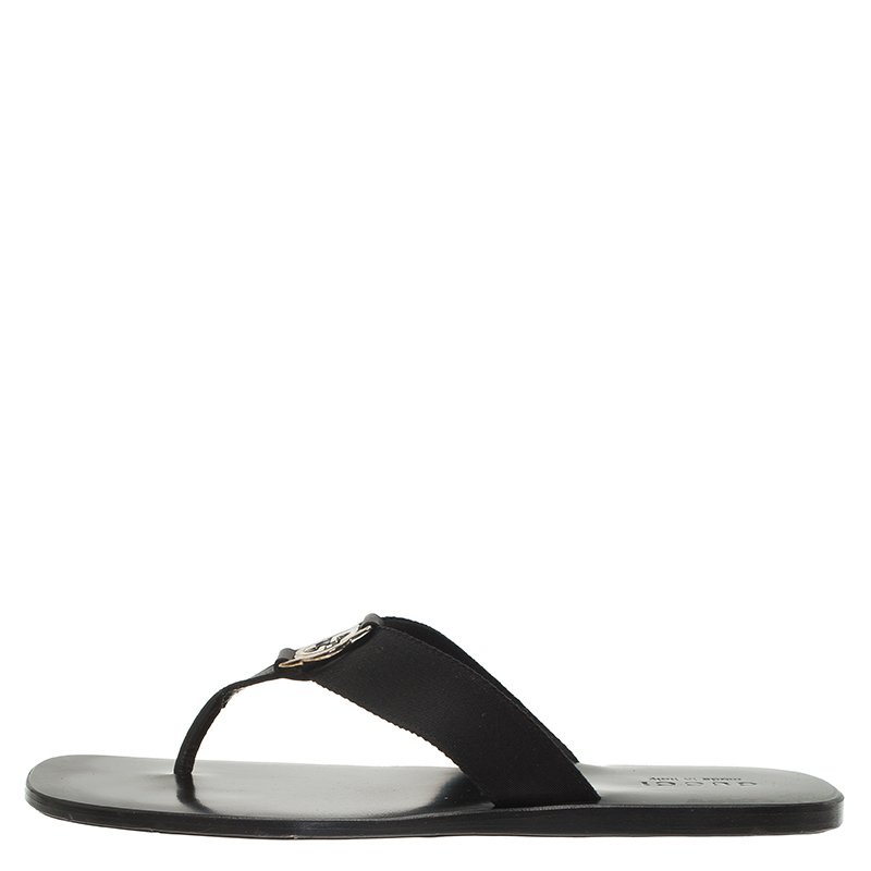 gucci mens leather thong sandals
