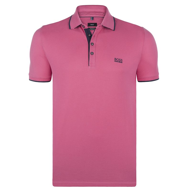 boss pink shirt