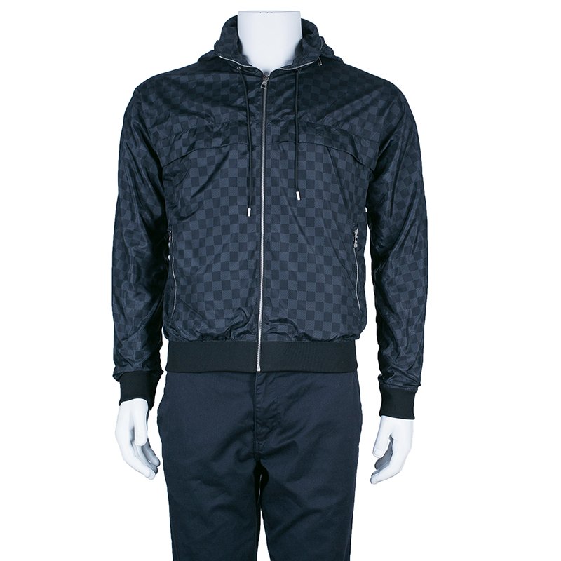 Louis Vuitton Men&#39;s Damier Graphite Nylon Jacket M Louis Vuitton | TLC
