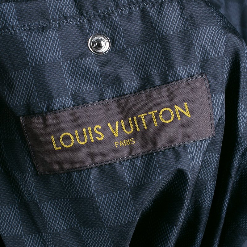 Louis Vuitton Men's Windbreaker Limited Edition Damier Graphite Giant Blue  2019661