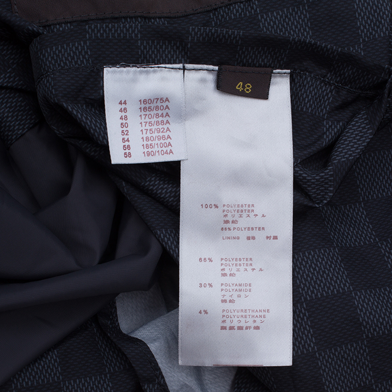 Louis Vuitton Men's Damier Graphite Nylon Jacket M Louis Vuitton