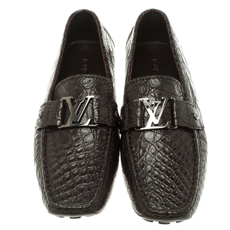 Louis Vuitton Brown Alligator Leather 