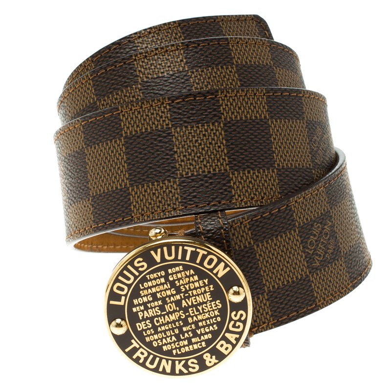 Louis Vuitton Damier Ebene Belt, Men's Fashion, Watches & Accessories, Belts  on Carousell