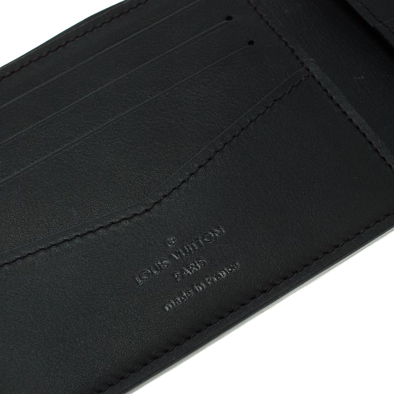 Louis Vuitton Black Damier Inifini Men's Bifold Wallet 39lk624s