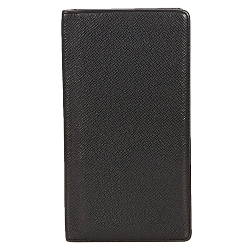 Louis Vuitton Black Taiga Leather Porte Valeurs Organiser