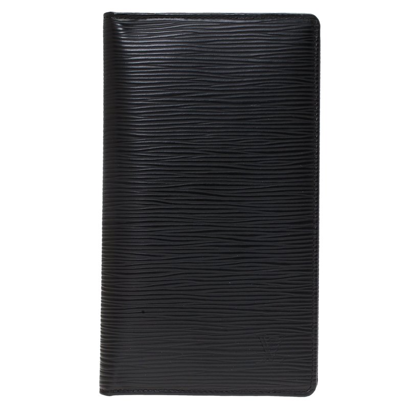 Louis Vuitton Black Epi Leather Credit Card and Currency Wallet Louis  Vuitton | The Luxury Closet
