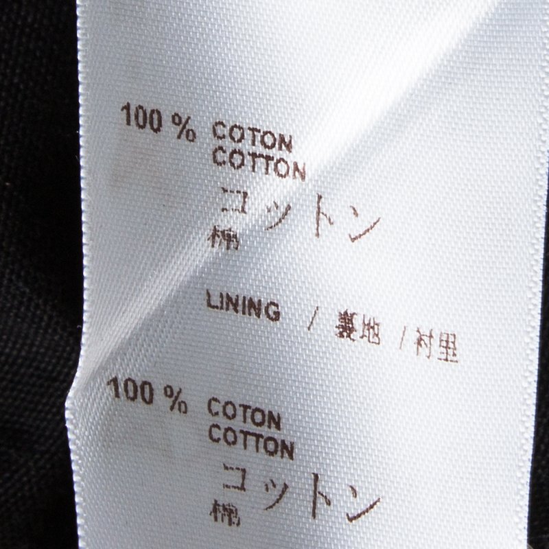 Louis Vuitton FA'15 Black Cotton Rope Print Button Front Jacket XL Louis  Vuitton