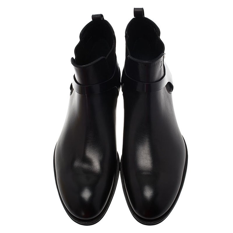 Louis Vuitton Black Leather Greenwich Ankle Boots Size 45 Louis Vuitton | TLC