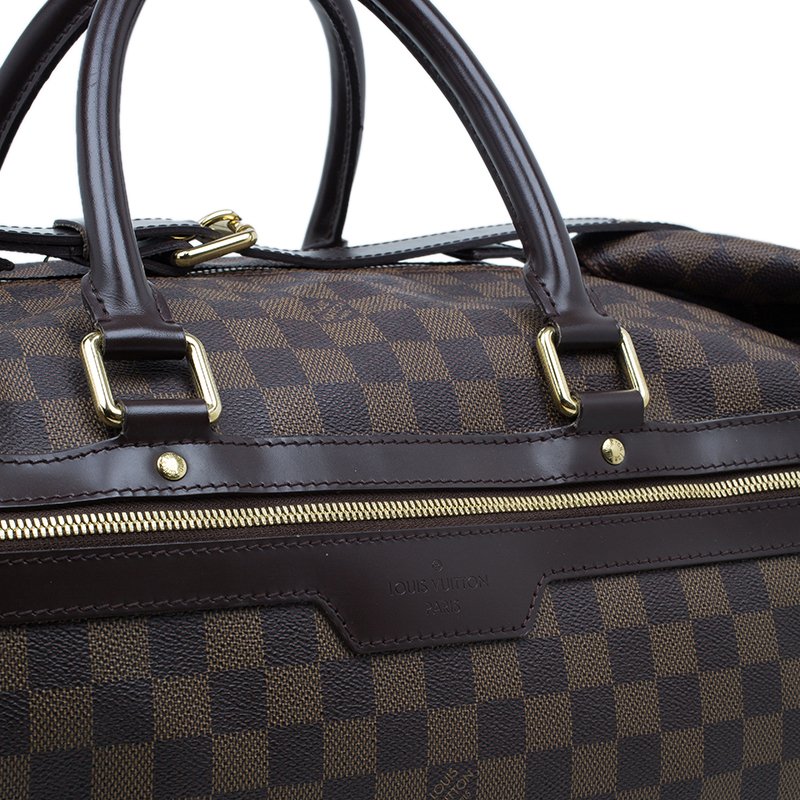 Eole cloth travel bag Louis Vuitton Brown in Cloth - 32603780