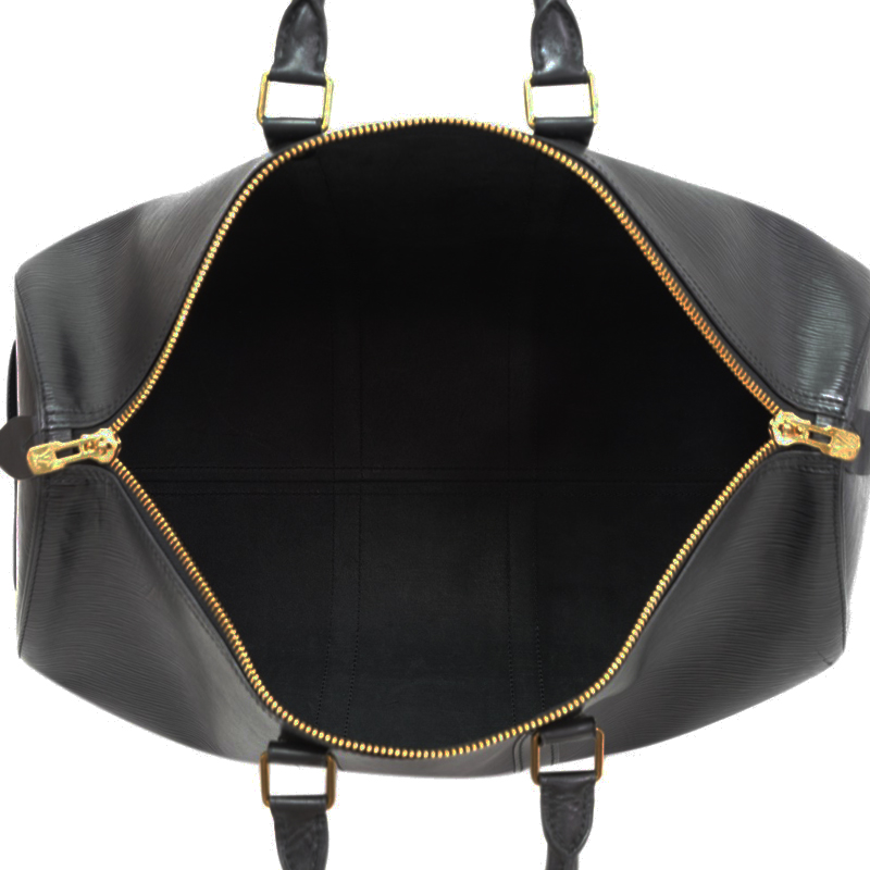 Louis Vuitton Black Epi Keepall 45 Leather ref.168520 - Joli Closet