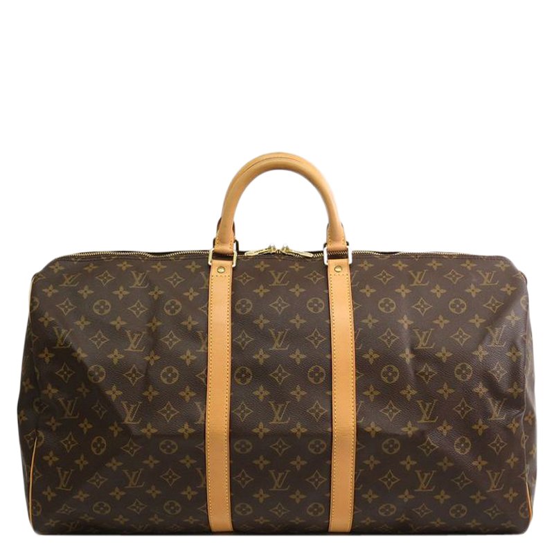 Pre Owned Louis Vuitton Monogram Canvas Keepall 55