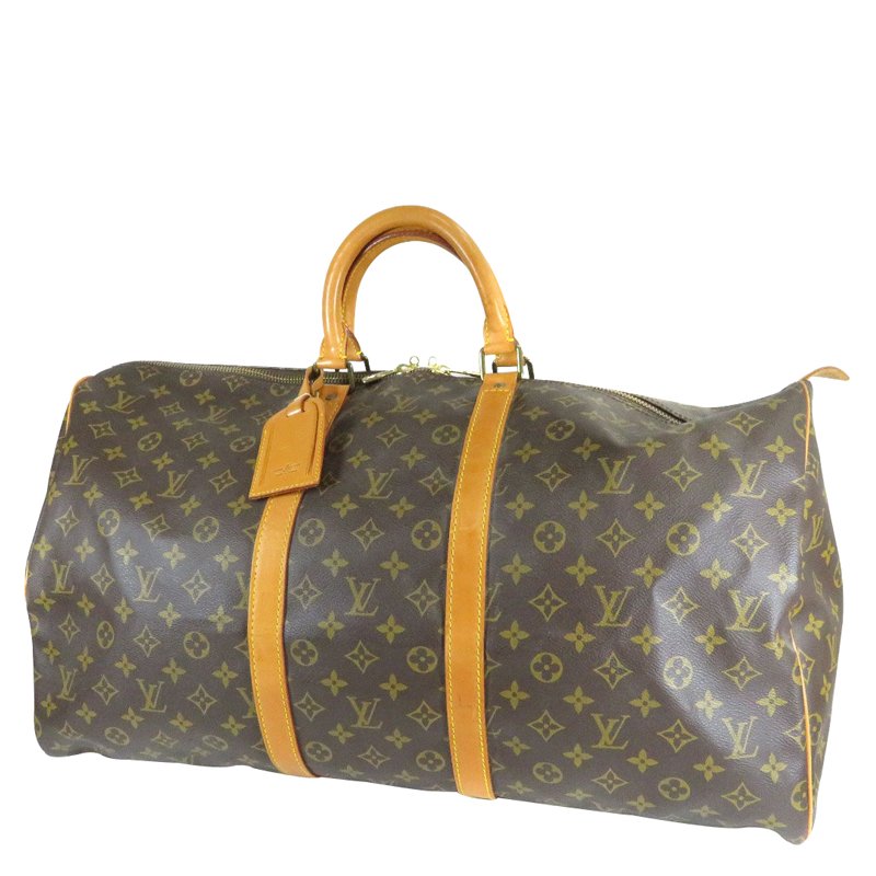 Pre Owned Louis Vuitton Monogram Canvas Keepall 55