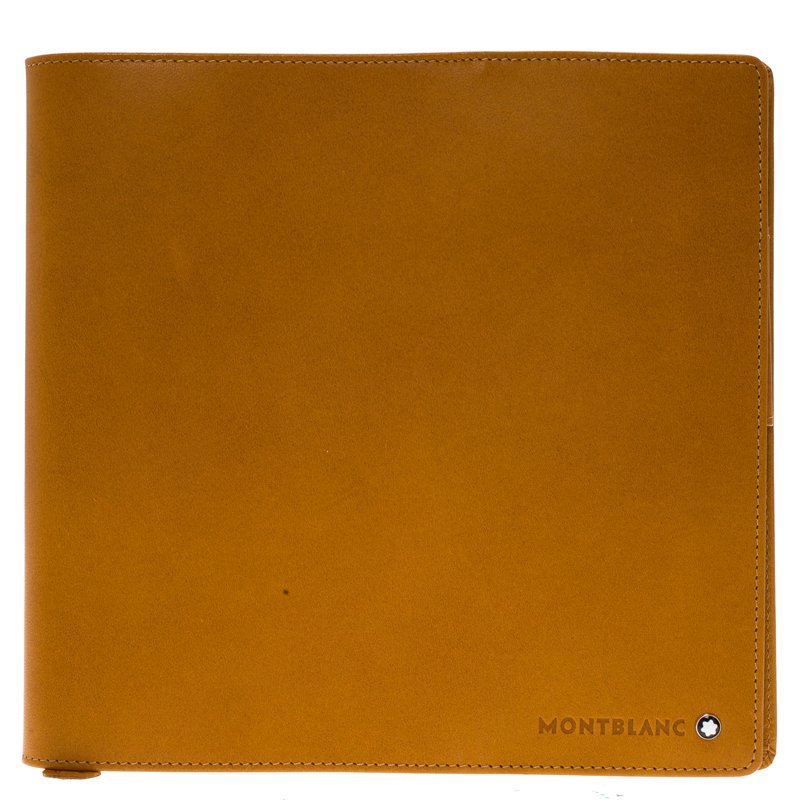 Pre Owned Montblanc Brown Leather Square Diary Organizer
