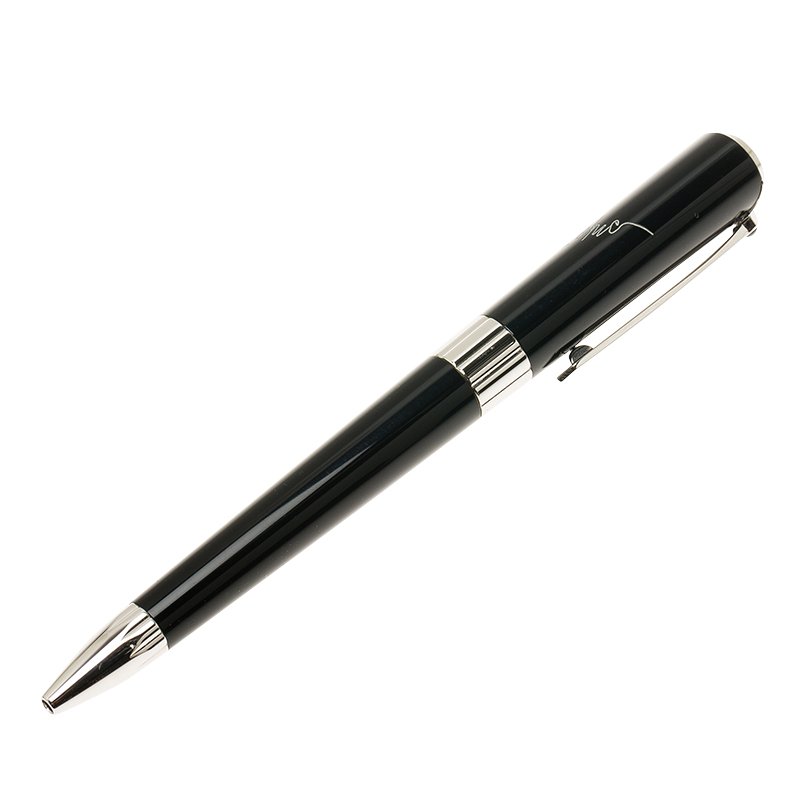 Pre Owned Montblanc Black Resin Limited Edition Marlene Dietrich Ballpoint Pen