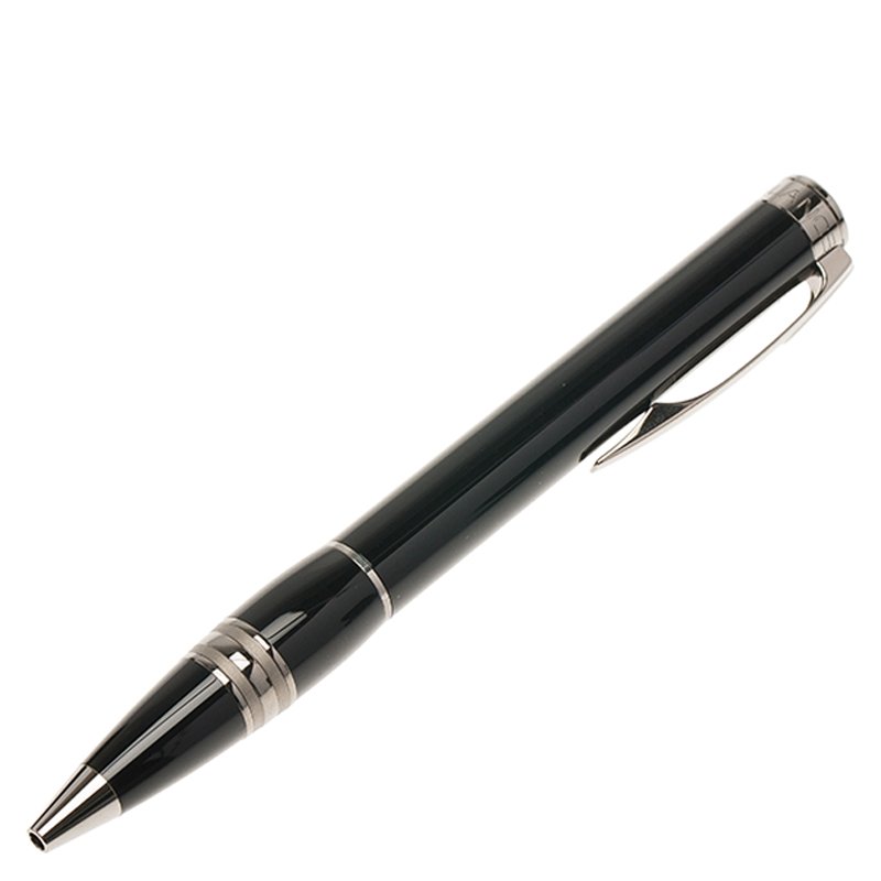 Pre Owned Montblanc Black Resin and Steel Starwalker Ballpoint Pen