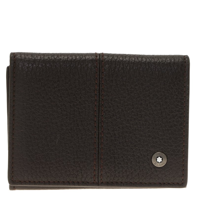 Montblanc Brown Leather Card Holder