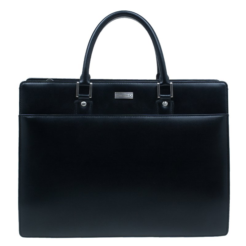 Montblanc Black Leather Meisterstuck Document Case