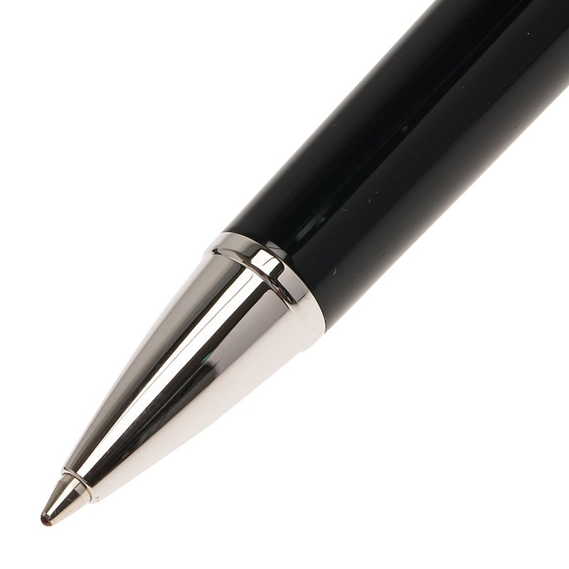 Pre Owned Montegrappa Black Resin Parola Ballpoint Pen