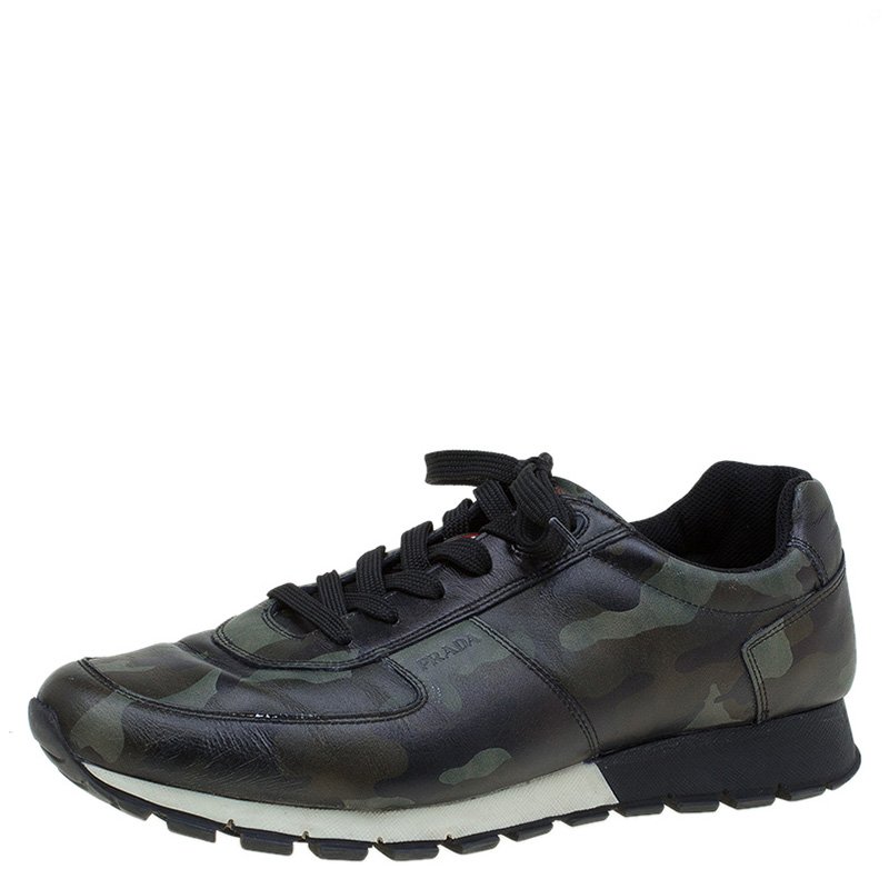 prada camouflage sneakers