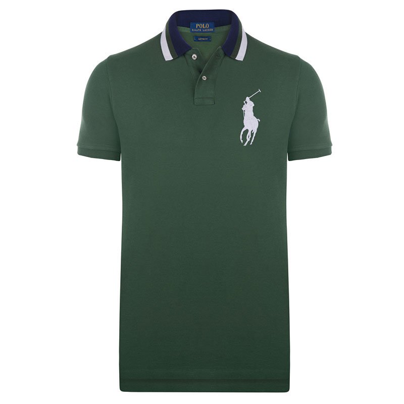 green and white ralph lauren polo