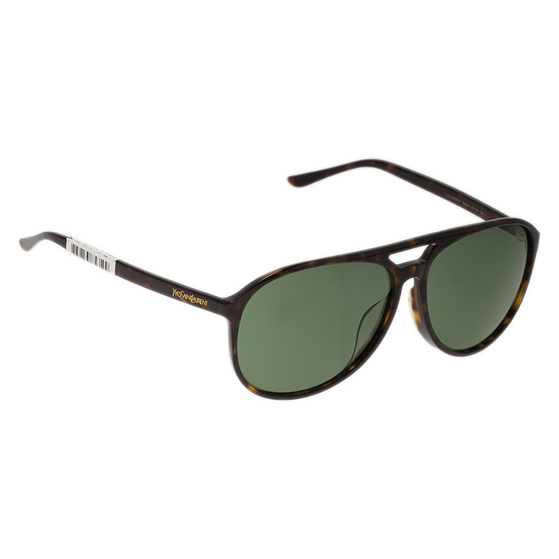 Saint Laurent Paris Tortoise 2361 Aviators 