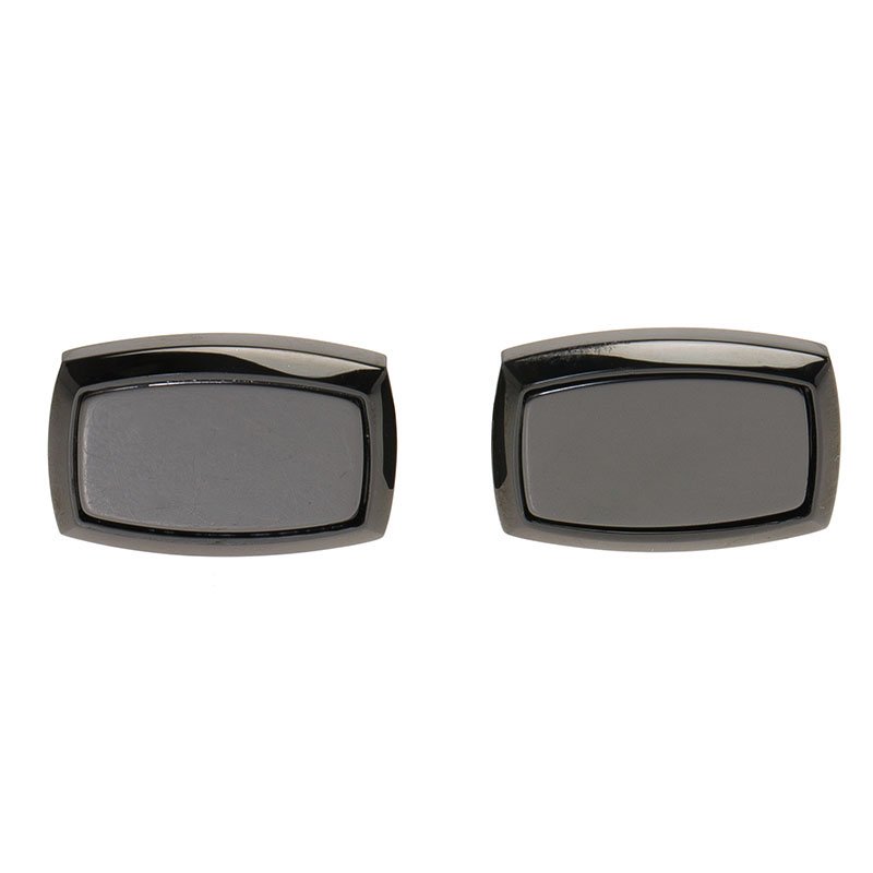 Pre Owned S.T. Dupont Black Ceramic Classic Men's Cufflinks