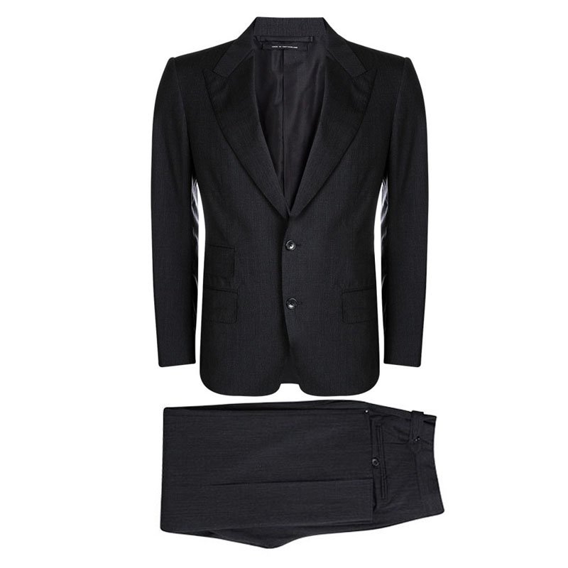 Tom Ford Grey Wool Regular Fit Suit M