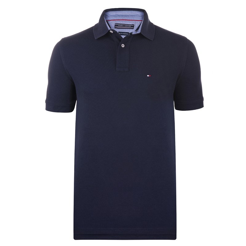 Tommy Hilfiger Navy Blue Logo Polo Shirt M Tommy Hilfiger | The Luxury ...