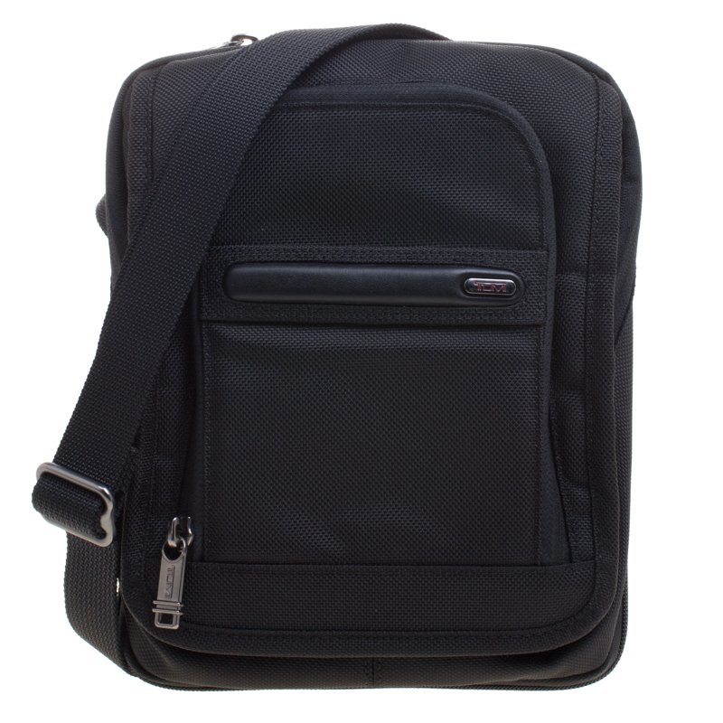 Tumi Black Nylon iPad Case Messenger Bag TUMI | The Luxury Closet