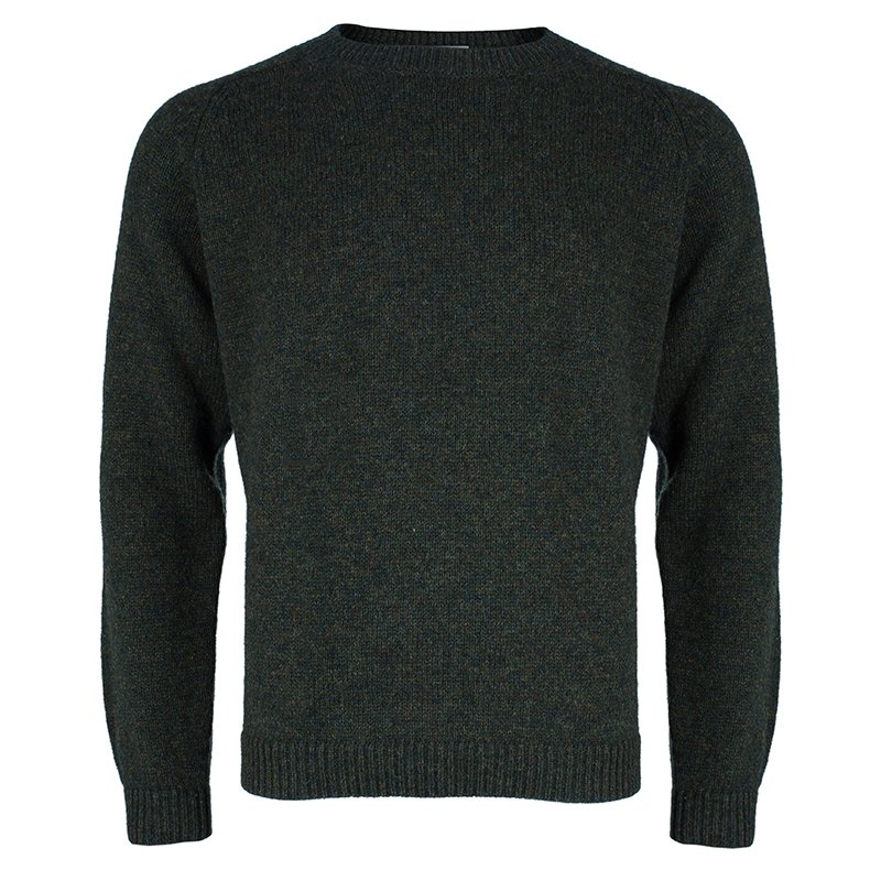 Valentino Men's Olive Green Crewneck Pullover L
