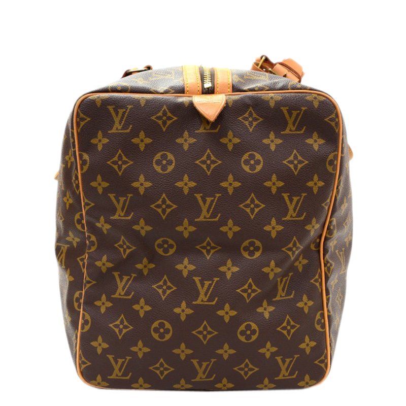 Sac souple cloth 24h bag Louis Vuitton Brown in Cloth - 32834125