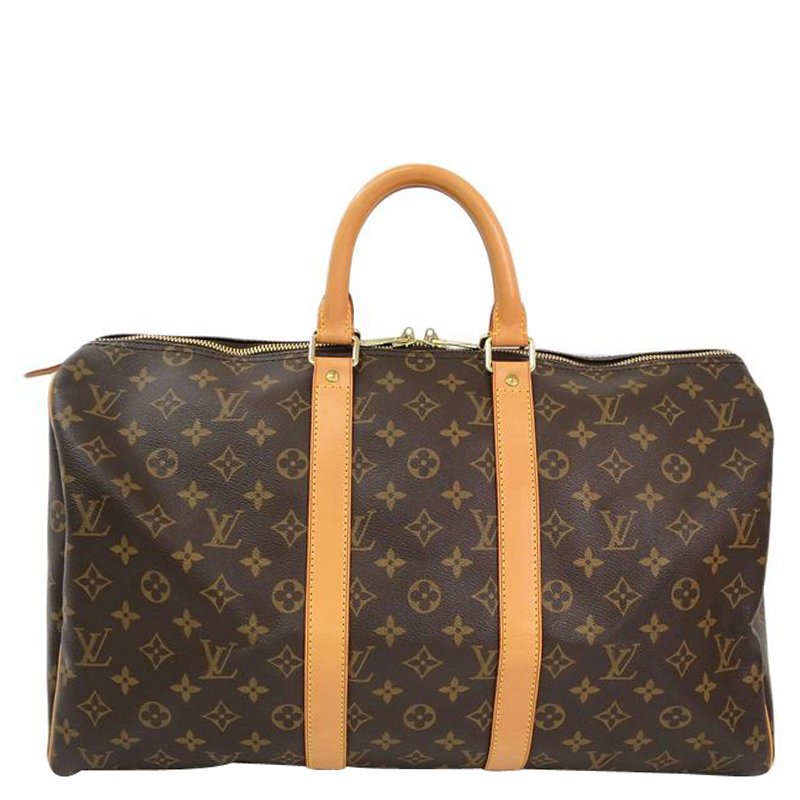 مملوكة مسبقًا Louis Vuitton Monogram Canvas Keepall 45 Bag