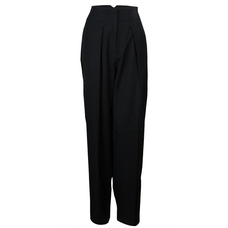 Pre Owned 3.1 Phillip Lim Black High Waist Wide Leg Trousers M