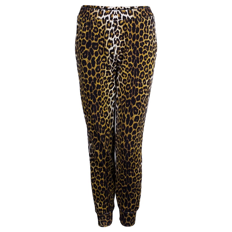 Pre Owned بنطلون 3.1 فيليب ليم نقشة الفهد S