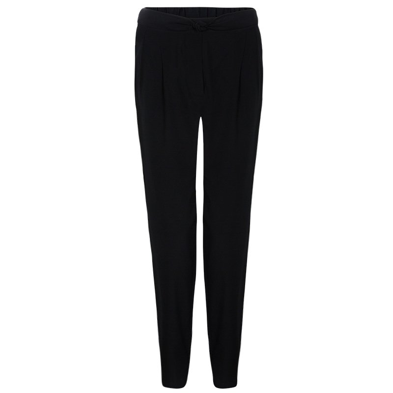 Pre Owned 3.1 Phillip Lim Black Knot Detail Trousers S