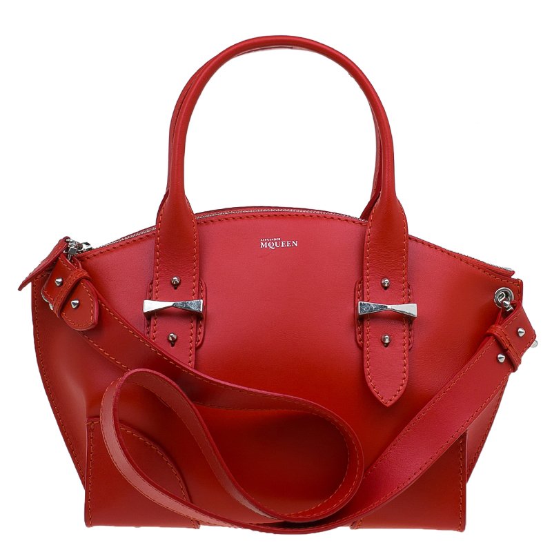 Alexander McQueen Red The Bow Medium bag  TheDoubleF