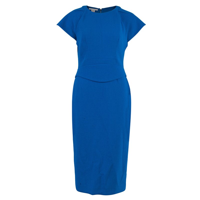 Antonio Berardi Cerulean Sheath Dress M