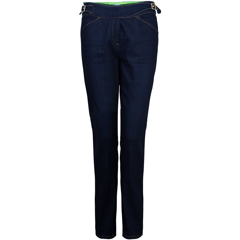 Pre Owned بنطلون جينز أرماني كوليزيوني أزرق M