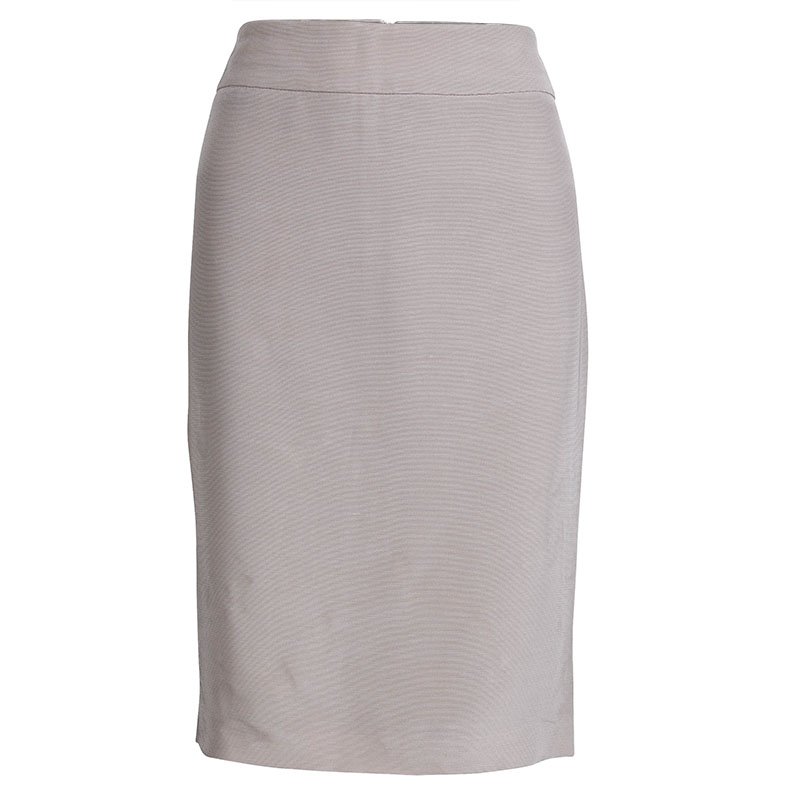 مملوكة مسبقًا Armani Collezioni Beige Straight Skirt M