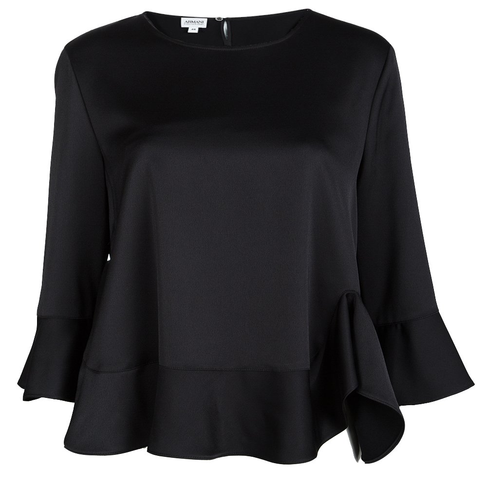 womens armani long sleeve top