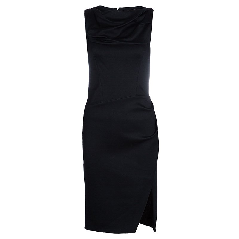 Balenciaga Black Bodycon Sleeveless Dress M